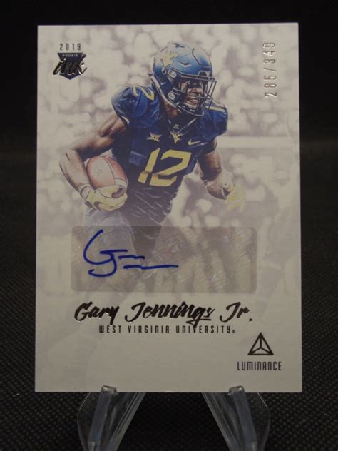 Panini Luminance Rookie Ink Gary Jennings Jr Ebay