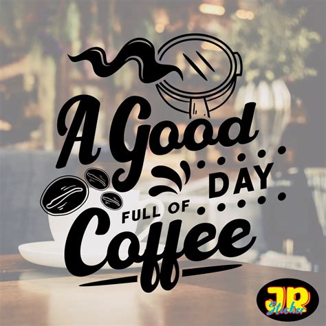 Jual Stiker Kaca Sticker Dinding Cafe Qoutes Kopi Coffee Sticker