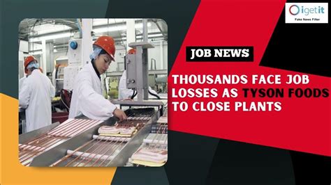 Thousands Face Job Losses As Tyson Foods To Close Plants Youtube