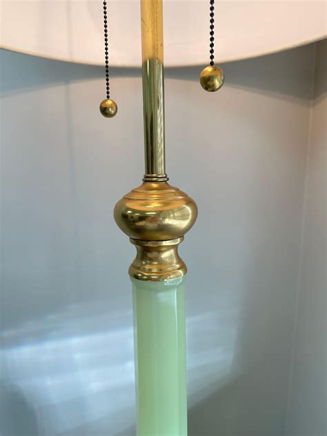 Marbro Lamp Company Uranium Glass Table Lamp At 1stdibs Uranium Lamp Uranium Glass Camel