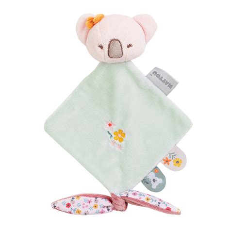 Mini doudou iris le koala de Nattou sur allobébé