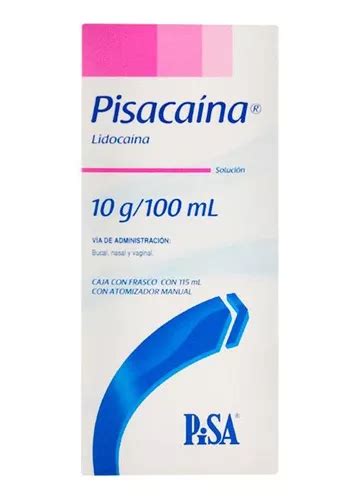 Pisacaina Soluci N En Spray Ml Atomizador Lidoca Na G Env O Gratis