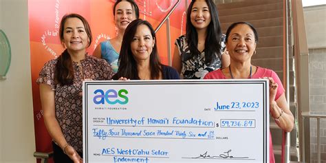 AES Hawaiʻi endows STEM scholarship at UH West Oʻahu | University of Hawai‘i Foundation