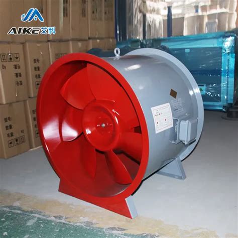 Htf Industrial Axial Flow Fire And Smoke Exhaust Ventilation Fan For