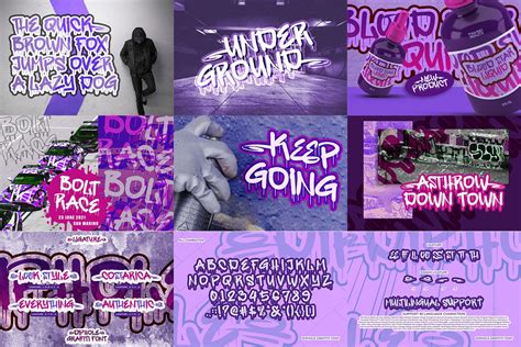 Graffiti Bundle Font V2 Font Svg Cricut Silhouette Design Etsy Canada