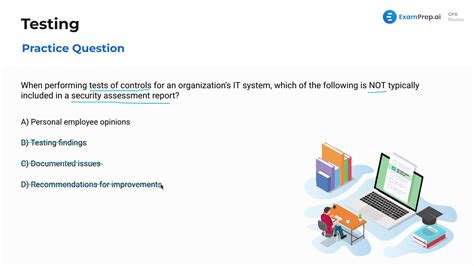 Testing Practice Questions Video Examprep Ai Cpa Review