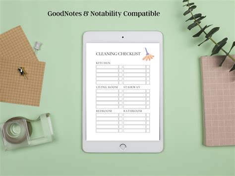 Cleaning Checklist, Cleaning Checklist Printable, Cleaning Schedule ...