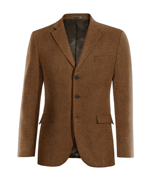 Braunes Herringbone Tweed Jacket