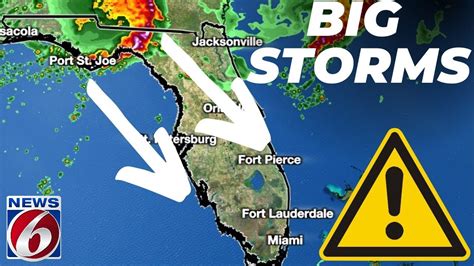 Florida Forecast Timeline Of Severe Storms YouTube