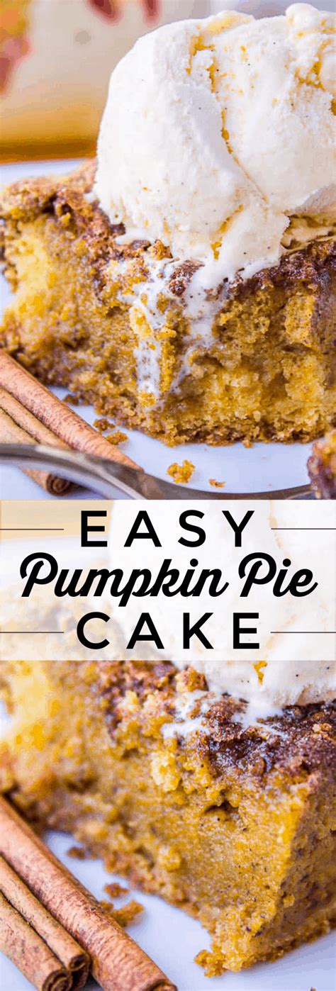 Easy Pumpkin Pie Cake Recipe The Food Charlatan