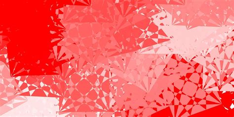 Light Red Vector Backdrop With Triangles Lines Vector Art At