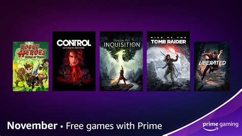 Free games with Amazon Prime Gaming for November 2021 - IGB