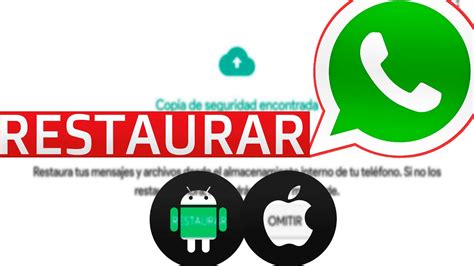 RECUPERA TUS MENSAJES Restaurar Copia De Seguridad En WhatsApp YouTube