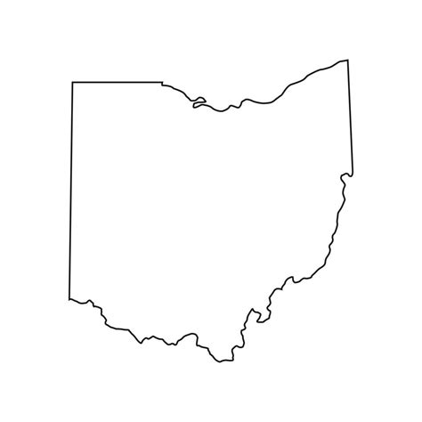 Ohio Outline Vector Art, Icons, and Graphics for Free Download