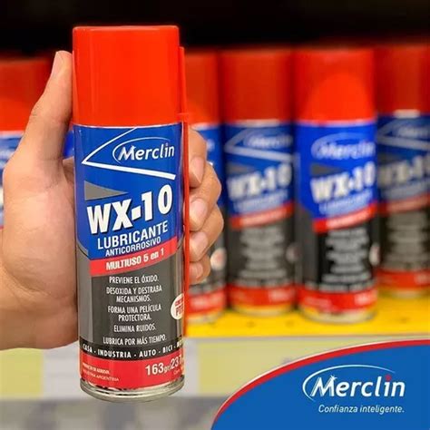 Lubricante Merclin Wx 10 Multiuso 5en1 Contiene Teflon 237ml En Venta