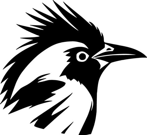 Bird, Black and White Vector illustration 32068354 Vector Art at Vecteezy