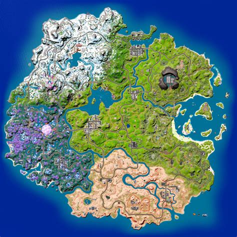 Mapa Fortnite Sezon 3 Rozdział 3