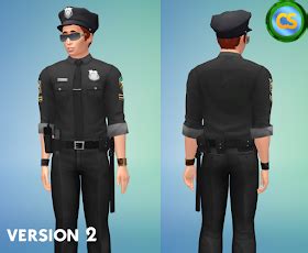 Cepzid Sims Police Uniform Police Uniforms The Sims4 Ts4 Cc Maxis