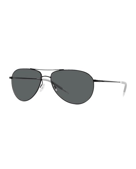 Ray Ban Mens Round Metal Sunglasses Green Neiman Marcus