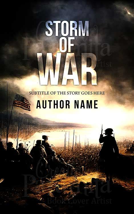 Storm of war Premade book cover