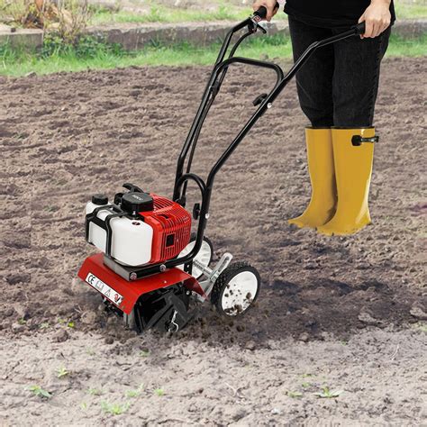 Amazon.com : JAYGOVAN 52CC Gas Powered Tiller Cultivator 2-Stroke