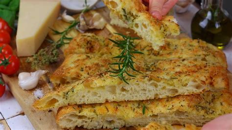 Easy No Knead Focaccia Focaccia Fără Frământare Italian Easy Bread