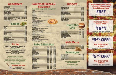 Pizza Chef Web Fasprint Menus