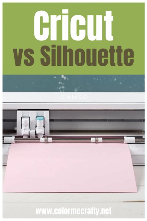 Cricut Vs Silhouette Cameo Maker Comparison Color Me Crafty