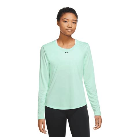 Nike Dri Fit One Womens Standard Fit Long Sleeve Top Ho22