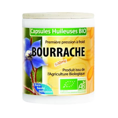 Capsules Bourrache Bio Vitamines E Bio et santé