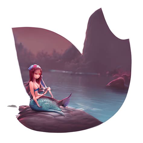 Mermaids Fishing Near River Bank · Creative Fabrica