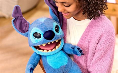 Amazon Wow Stuff Realfx Peluche De Disney Stitch De Lilo