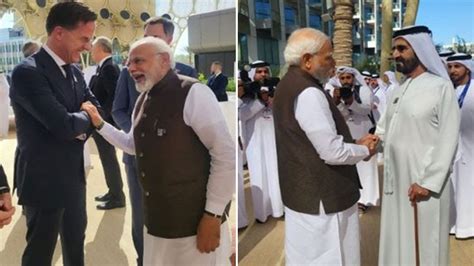 Agency News PM Modi Meets With UAE Vice President Sheikh Mohammed Bin