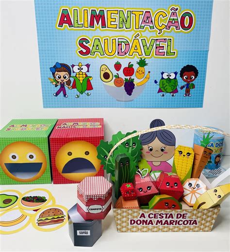 Kit alimentação saudável Abc da Scarlett Materiais pedagógicos Digital