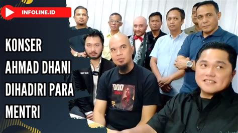 KONSER AHMAD DHANI DIHADIRI PARA MENTRI YouTube