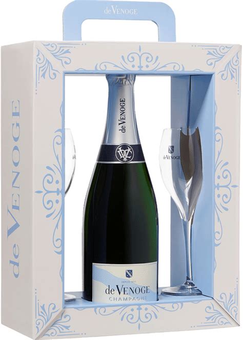 De Venoge Cordon Bleu Brut Select Gift W 2 Glasses Total Wine More