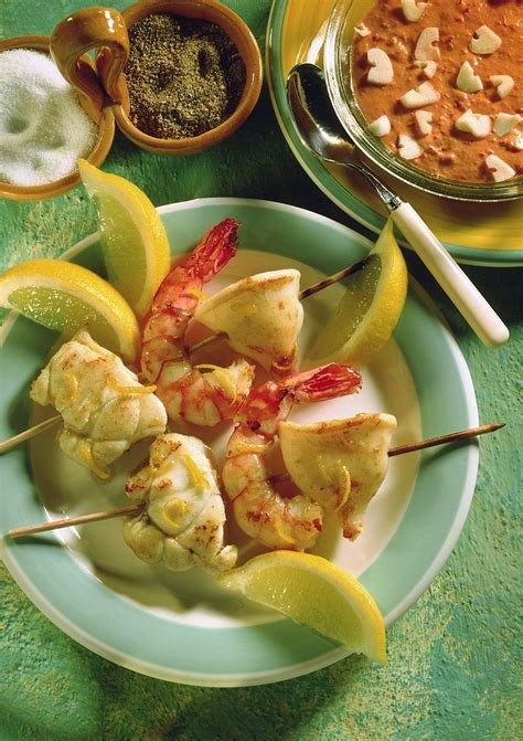 Grilled Seafood Skewers recipe | Eat Smarter USA