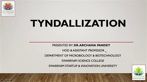 Tyndallization Process - YouTube