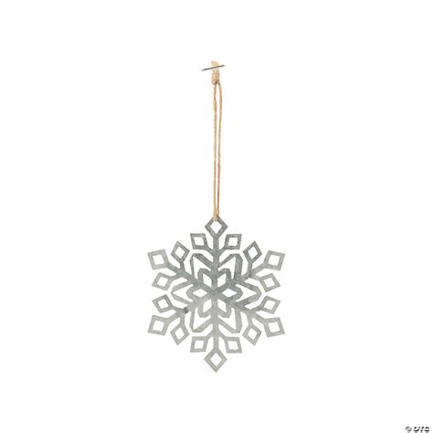 Metal Snowflake Ornaments | Oriental Trading