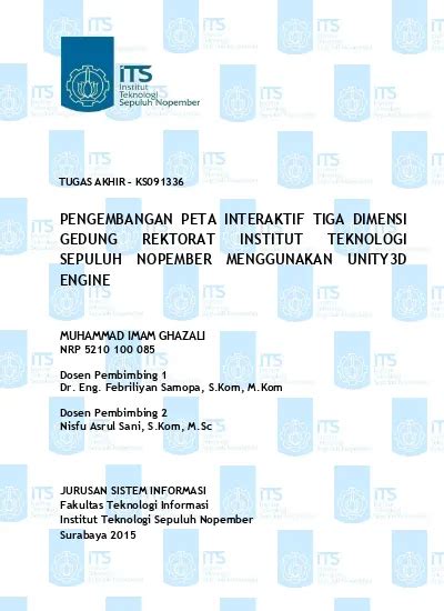 Pengembangan Peta Interaktif Tiga Dimensi Gedung Rektorat Institut