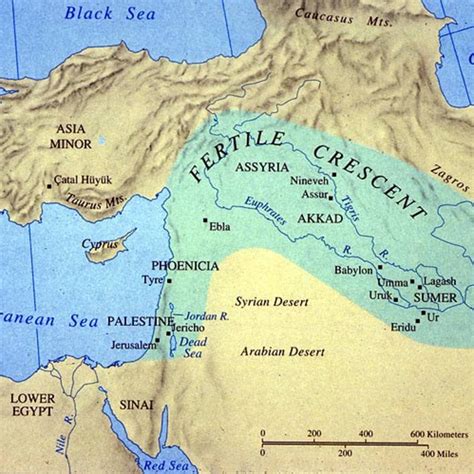 Mesopotamia Map With Cities