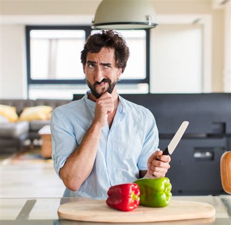 Premium Photo Bearded Man Thinking Feeling Doubtful And Confused