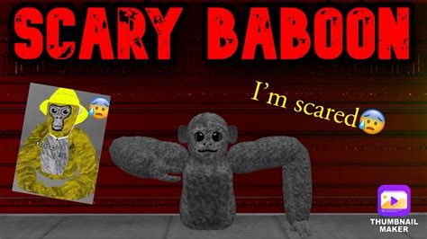 Reviewing Scary Baboon Im Sorry The Audio Is Bad Tomorrow It Will