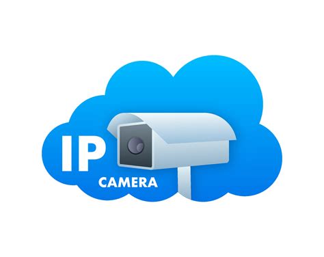 Ip Camera In Flat Style 3d Vector Icon Online Social Network Vector