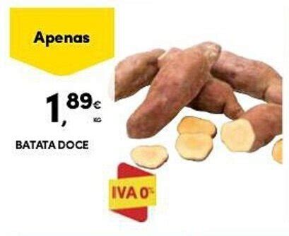 Promoção BATATA DOCE kg em Continente