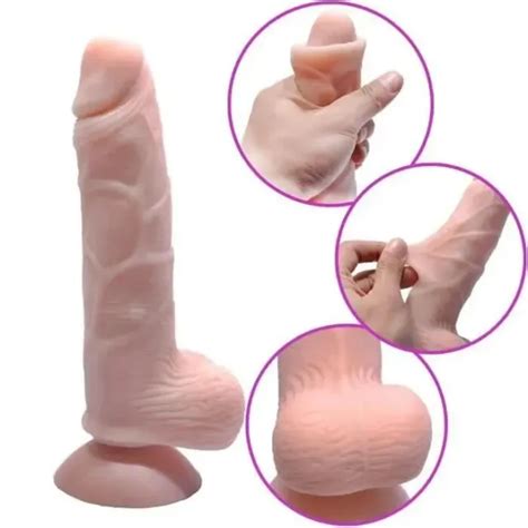 21CM GODE PENIS Geant Ventouse Ultra Realiste Clito Anal Dildo Sex Toy