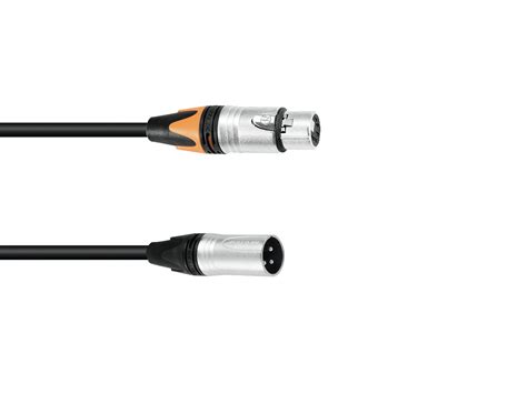 Adaptercable Dmx Xlr 3pin5pin 03m Bk Psso