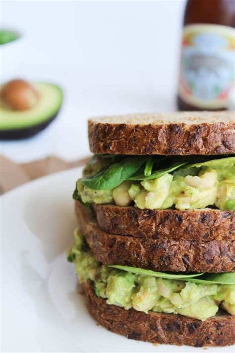 20 recettes sans viande avec plein de protéines Avocado Sandwich Vegan