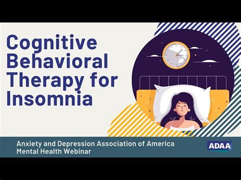 Cognitive Behavioral Therapy For Insomnia Cbt I Mental Health