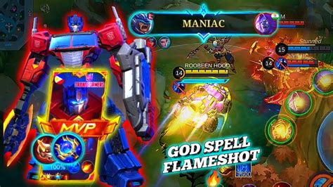 Johnson Maniac 😱 Hard Carry Gameplay God Spell Flameshot 🔥 Youtube